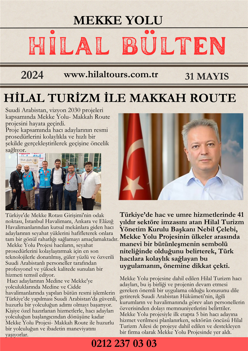 Hilal Turizm İle "Makkah Route"